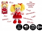 Krpena lutka Lucinka 30 cm koja pjeva na češkom