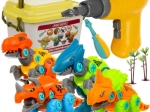 Konstruktorski set dinosaura 4u1 s bušilicom i odvijačem za djecu