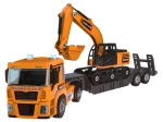 Rotating construction vehicles + truck + excavator + drill/screwdriver - 185 pieces