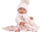 Llorens New Born djevojčica – realistična lutka beba 43 cm, potpuno vinilno tijelo