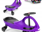 Guralica wiggle car s LED kotačima, ljubičasta, ECOTOYS