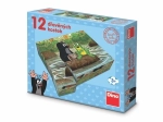 Dino drvene kocke KRTIĆ i životinjice 12 kom