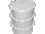 Plastic food carrier 3 × 1.5 l
