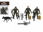 Set vojnih akcijskih figurica s psom