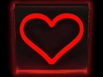 LED neonska lampica srce crvena 2Kids Toys