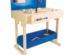 Children's Wooden Workbench with Tools for Creative Play