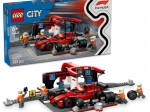 LEGO City F1 pit stop i mehaničari s bolidom FERRARI