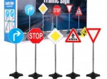 Set od 5 prometnih znakova na stalku za male vozače 3+