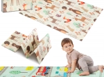 Humbi double-sided folding XPE foam mat 120 × 180 forest and streets