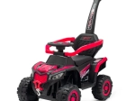 Electric balance bike with guiding handle BABY MIX Ruggy – red