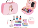 Dječji kozmetički set u kovčežiću sa zrcalom i UV LED lampom