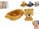 Rubber bathtub boats with animals, set