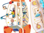 Velika drvena multifunkcionalna edukativna igračka Raketa od Tooky Toy