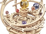 Rokr 3D drvene puzzle Zvjezdana noć – mehanički planetarij s glazbenom kutijom