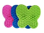 Plastična masažna podloga za stopala 36 × 38 cm, 3 boje