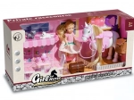 Playset with Doll, Pony, and Kittens