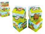 Pjenaste kocke moja prva životinjica 7 × 7 cm, 4 kom