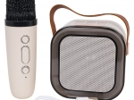 Karaoke set s bežičnim mikrofonom i prijenosnim Bluetooth zvučnikom s RGB