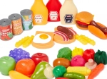 Plastične namirnice za dječju kuhinjicu – velika set 44 kom CASDON