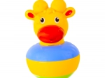 Neklopiva žirafa igračka s zvončićem (roly‑poly)