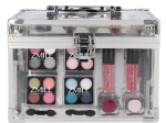 Zmile akrilna kozmetička – prozirni make-up set 42 kom