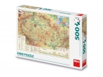 Dino puzzle Karta Češke Republike 500 dijelova