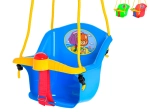 Children’s safety swing with backrest and T-bar, 35 × 38 × 34 cm, up to 20 kg