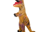Napuhaći kostim dinosaurus T‑REX, smeđi, za visinu 150–190 cm