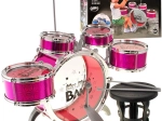 Dječji set bubnjeva, 5 dijelova sa stolicom