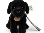 plišani pas labrador crni 25 cm eco-friendly
