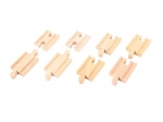 Drvene spojke tračnica 7 cm (8 kom) BIGJIGS RAIL
