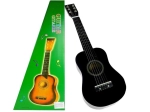 Klasična Drvena Gitara s Trzalicom Crna 60 cm
