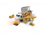 Putnički avion s teretnim prostorom i 3 autićima 1:64