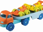 Vesela autića na prikolici - trkaća auta