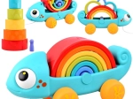Rainbow Chameleon Montessori Puzzle 18m+