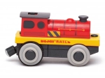 Električna lokomotiva Bigjigs Rail crveni snažnjak