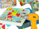 Kreativni građevni set s bušilicom u koferu, 261 dijel