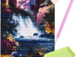 Dijamantna mozaika 5D – slap 30 × 40 cm