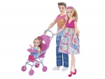 Trudna lutka s obitelji 30 cm