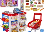 dječji supermarket sa skenerom, vagom i kolicima za kupnju
