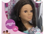 Mia Styling and Makeup Head with Cosmetics and Accessories Set
