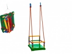 Plastic swing with safety bar 35 × 34 cm, load capacity 40 kg