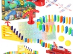domino s izbacivačem aviona – obrazovna STEM građevna igra