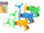 Lansirna vrtuljka s pokretačem – plastični pištolj 12 cm, razne boje