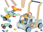Drveni hodalica‑auto i mini radionica STEM TOOKY TOY