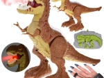 RC dinosaurus upravljan gestama i daljinskim upravljačem, svjetla, zvukovi i para