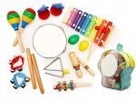 Glazbeni set 10 dječjih instrumenata s ruksakom ECOTOYS