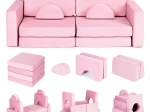 Sklopiva modularna dječja sofa za 2 djece, 10 jastuka ECOTOYS