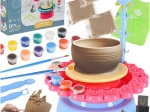 Dječji lončarski kolut – kreativni set s glinom i bojama 600 g