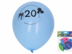 Napuhávajući baloni 30 cm s brojem 20 – set 5 kom